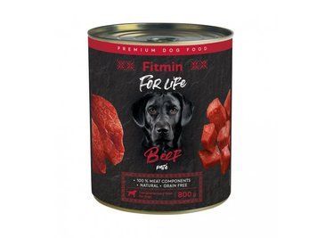 Фото Fitmin For Life консерва для собак (для дорослих) з яловичиною, 800 г &mdash; купити в інтернет-магазині ЗооБаза