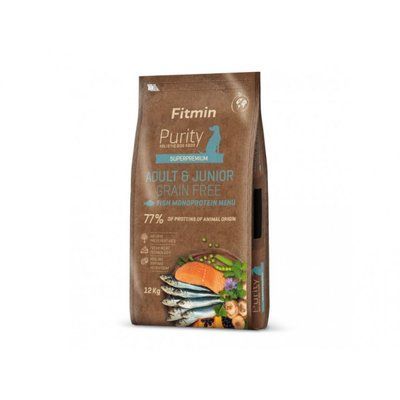 Фото Fitmin dog Purity GF Puppy Fish (для цуценят всіх порід з рибою беззерновий), 12 кг &mdash; купити в інтернет-магазині Зообаза. Дропшпінг. Товари для домашних тварин