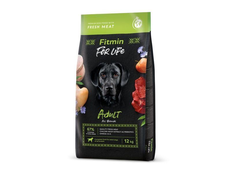 Фото Fitmin dog For Life Adult (для дорослих собак всіх порід), 12 кг &mdash; купити в інтернет-магазині ЗооБаза