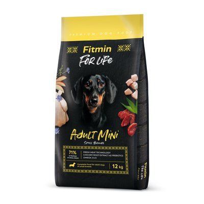 Фото Fitmin dog For Life Adult Mini (для дорослих собак малих та мініатюрних порід), 2,5 кг &mdash; купити в інтернет-магазині Зообаза. Дропшпінг. Товари для домашних тварин