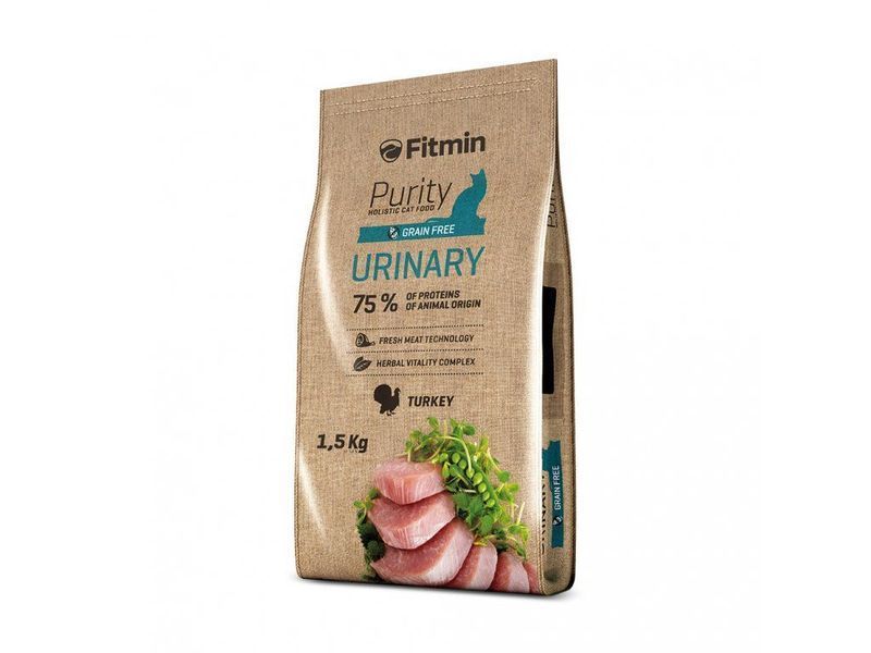 Фото Fitmin cat Purity Urinary (профілактика хвороб сечовивідної системи з індичкою), 1,5 кг &mdash; купить в интернет-магазине ЗооБаза