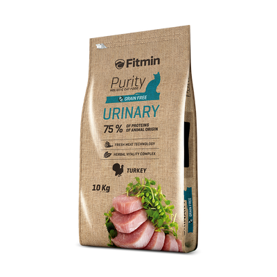 Фото Fitmin cat Purity Urinary (профілактика хвороб сечовивідної системи з індичкою), 10 кг &mdash; купити в інтернет-магазині Зообаза. Дропшпінг. Товари для домашних тварин