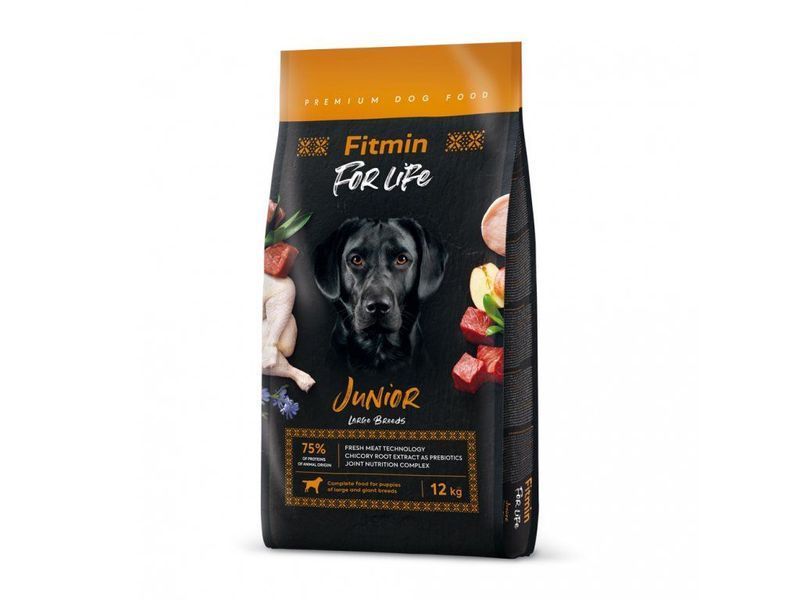 Фото Fitmin dog For Life Junior Large Breed (для юніорів великих порід собак), 12 кг &mdash; купить в интернет-магазине ЗооБаза