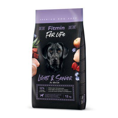 Фото Fitmin dog For Life Light & Senior (для малорухливих та собак старшого віку), 2,5 кг &mdash; купити в інтернет-магазині Зообаза. Дропшпінг. Товари для домашних тварин