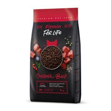 Фото Fitmin cat For Life Castrate Beef (для стерилізованих з яловичиною), 8 кг &mdash; купити в інтернет-магазині ЗооБаза